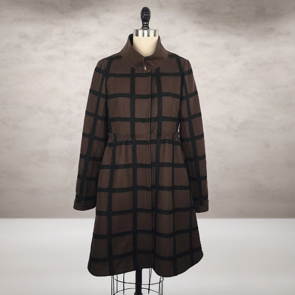 Alice & Olivia‎ A-line Fit Peacoat Coat Size L